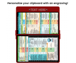 WhiteCoat Clipboard® - Red Ovarian/Adnexal Sonography Edition